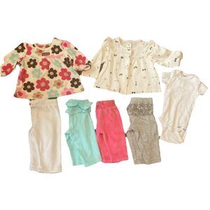 Baby Girl Infant 3M Outfits (7 Pieces)